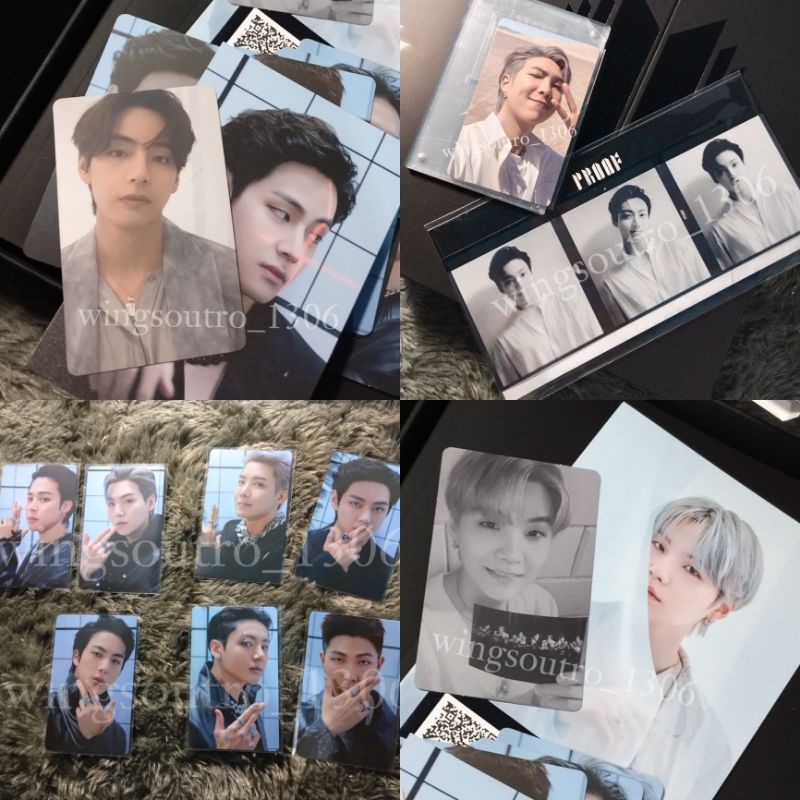 [SHARING] BTS PROOF ( compact standard edition v suga jk jungkook rm poster photocard pc postcard po