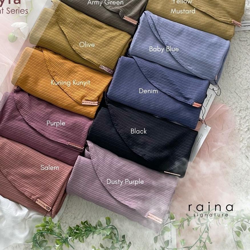 「Penjualan khusus」 Raina Signature Kayla Jilbab Instant Segitiga Anti Tembem Knit Series 5.5 FLASH S