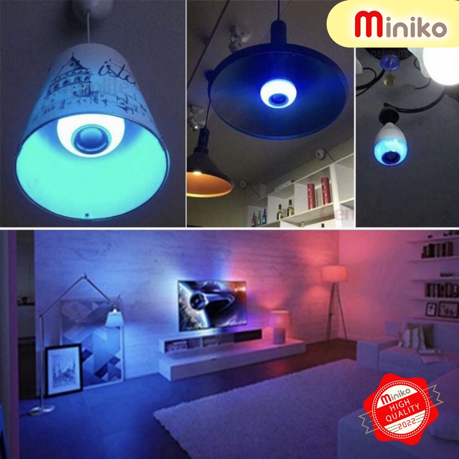 Lampu Disco Speaker Musik Bluetooth 2 in 1 - Lampu Sepker LED _lampu disko Miniko