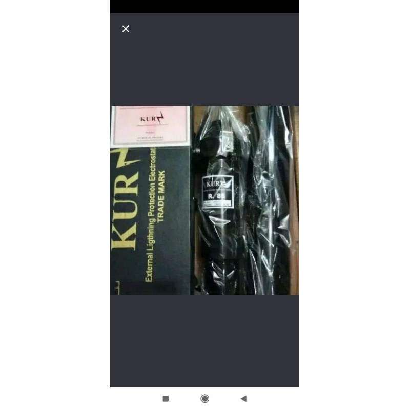 penangkal petir kurn80 kurn 80 splitzen radius kurn 80