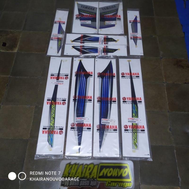 Striping nouvo z original biru silver 2005 original yamaha