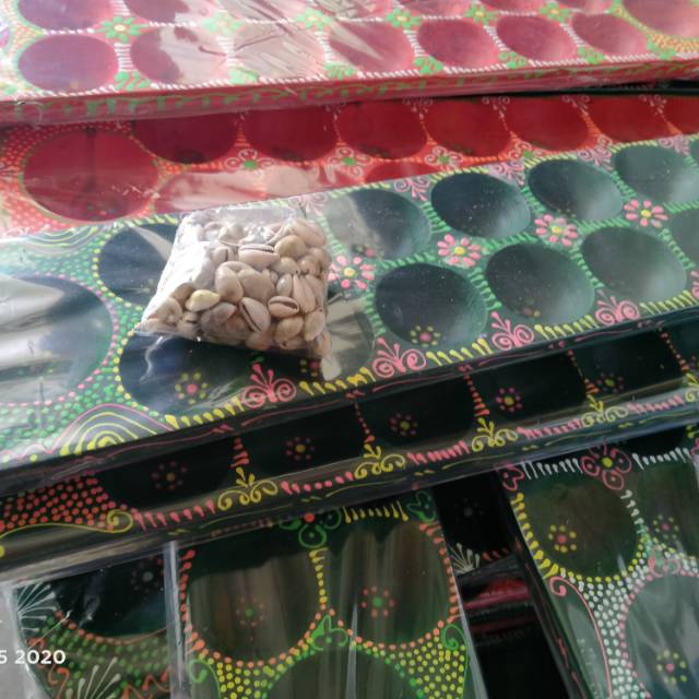 Congklak panjang+ biji kuwuk asli