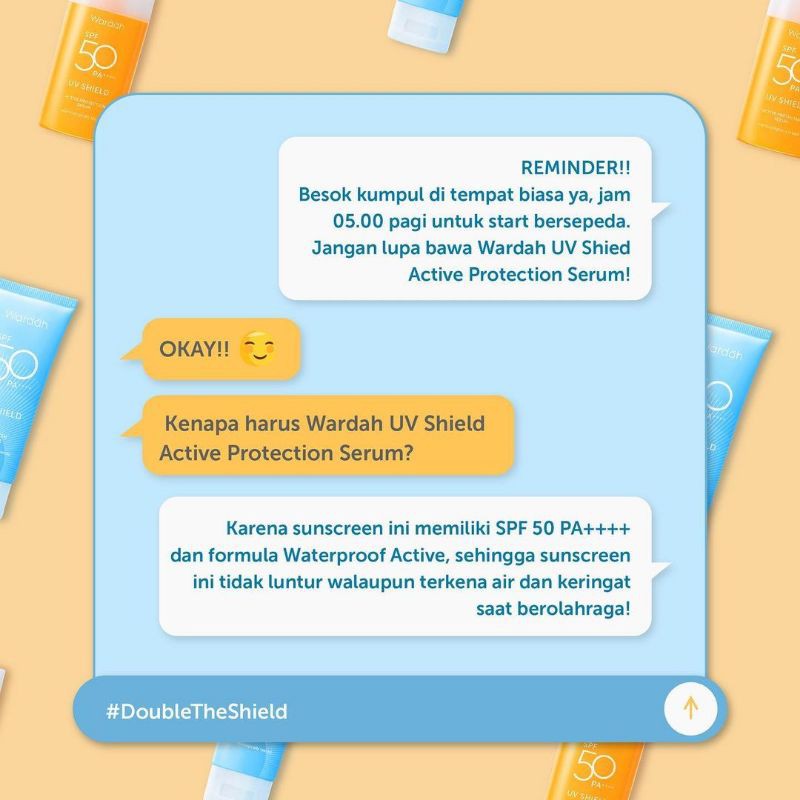 Wardah UV Shield  SPF 50 PA+++/sunscreen wardah