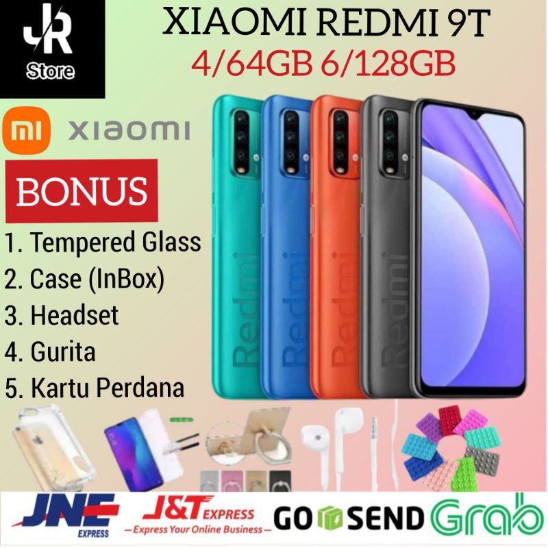 XIAOMI REDMI 9T RAM 6/128GB & 4/64GB GARANSI RESMI XIAOMI