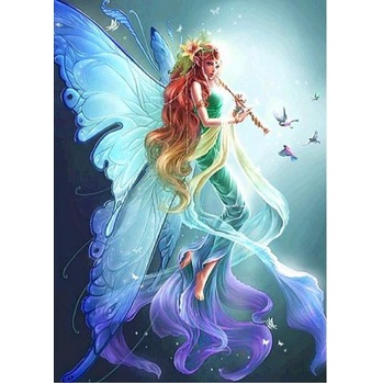 DIY Full Drill Diamond Painting - 5D Fairy Butterfly Stitch Kit