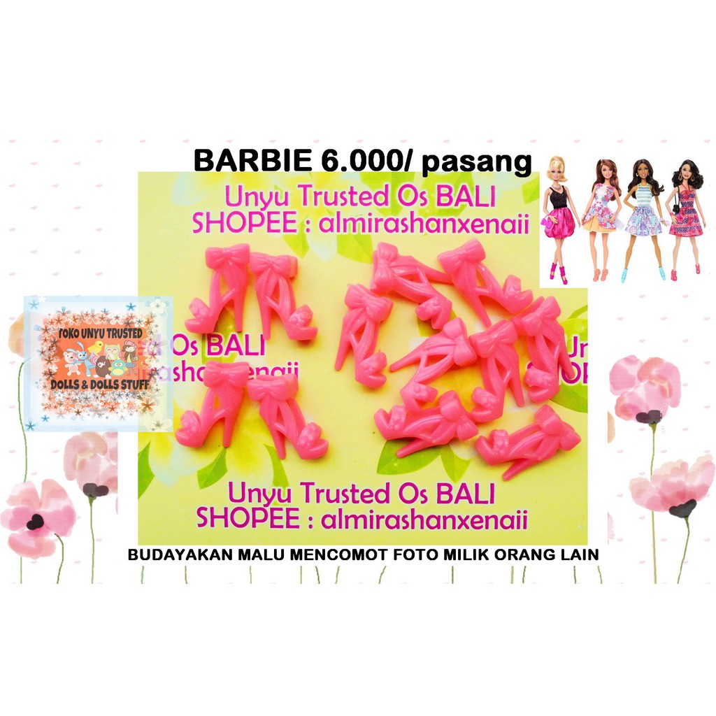(S.E.P.A.T.U) Boneka Barbie/ Barbie/ Barbie Doll/ Disney Princess/ My Scene (IMPORT) - CORAL E10