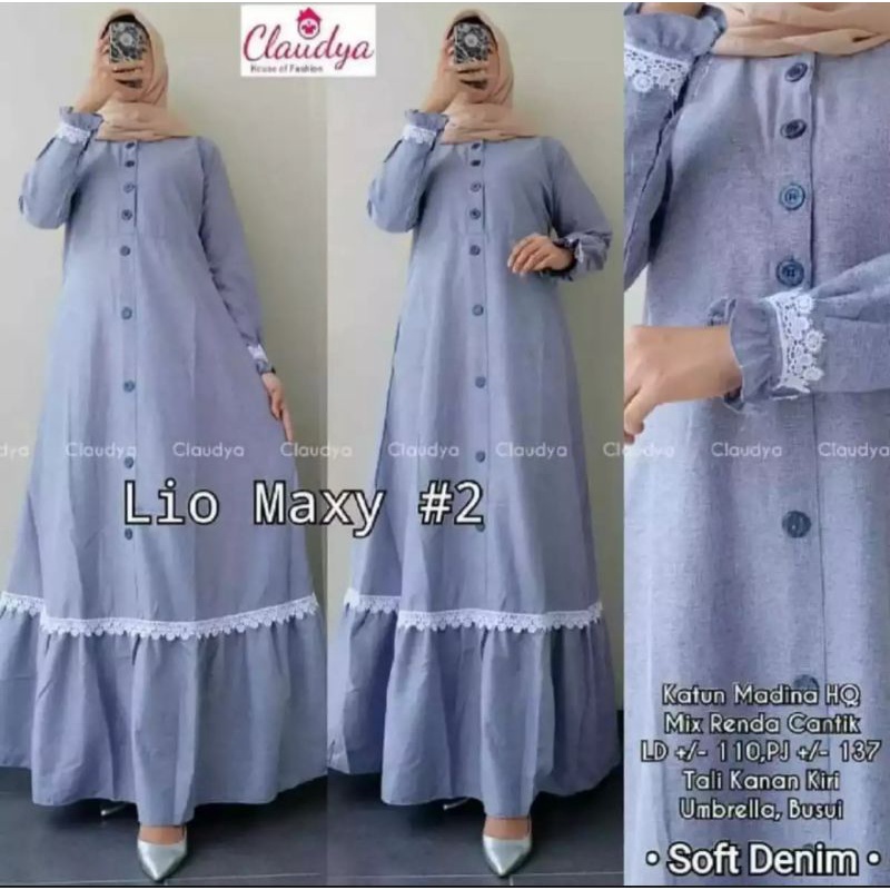 Gamis Terbaru Wanita COD/Gamis Claudiya