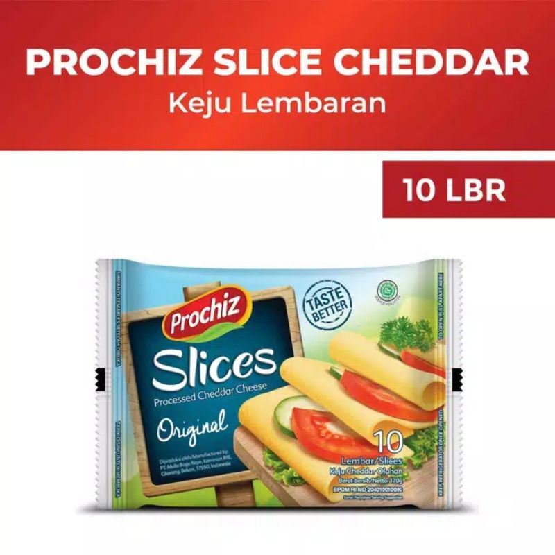 

PROCHIZ keju slice isi' 10 lembar 170g