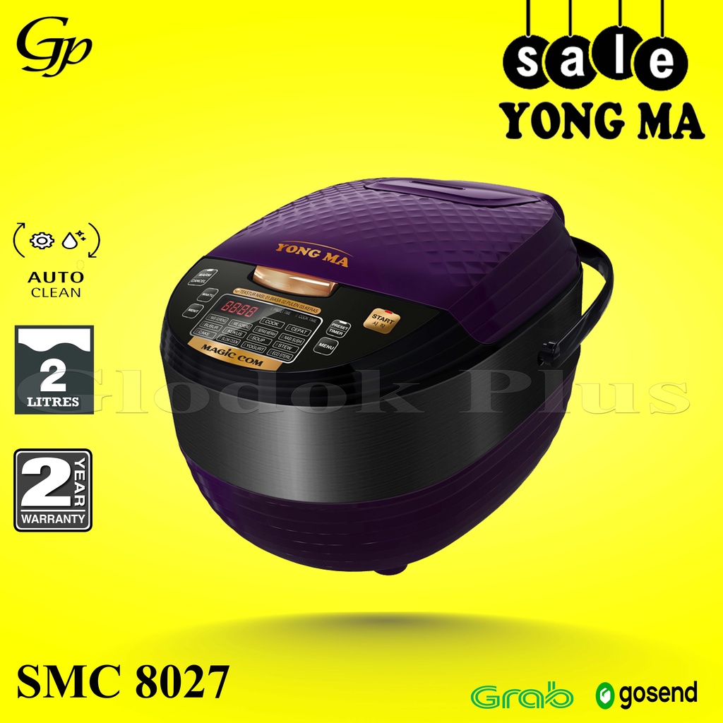 Yong Ma SMC 8027 Rice Cooker 2 Liter I Magic Com SMC8027 yongma