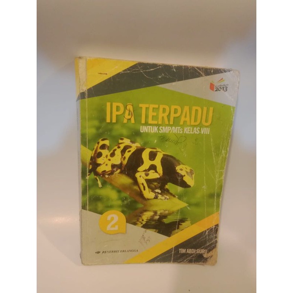 buku IPA terpadu untuk SMP kelas 2 kurikulum 2013 penerbit Erlangga
