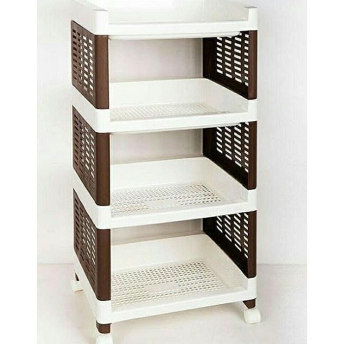 RAK PLASTIK YOYO RAK SERBAGUNA YOYO 4 SUSUN RAK MULTIFUNGSI SERBAGUNA