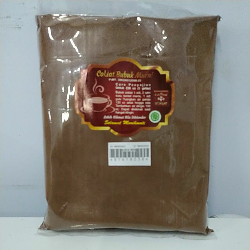 

Bubuk Coklat Murni 500 Gram PRODUKSI OLEH (Kampung Coklat Blitar) Free Bubble Wrap