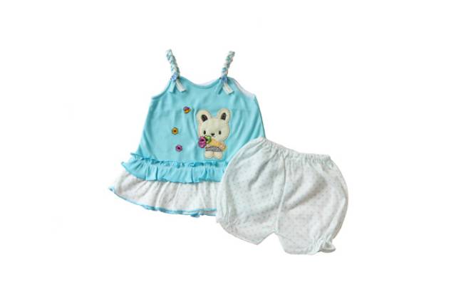 Setelan Bayi Perempuan/Baju Kutung dan Celana Bayi Perempuan