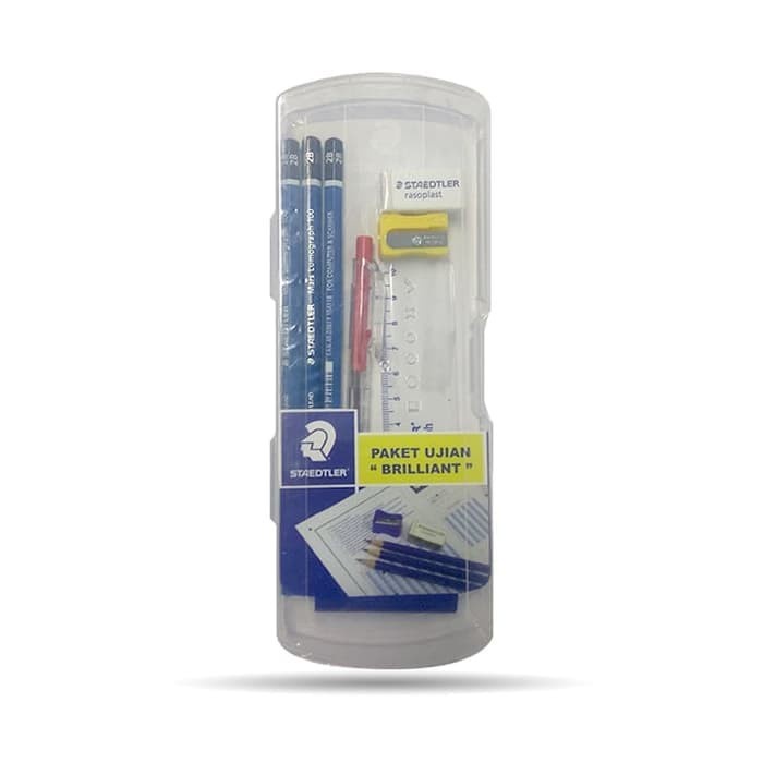 

READY STOCK !! PAKET UJIAN BRILLIANT NEW PP PLASTIC BOX STAEDTLER