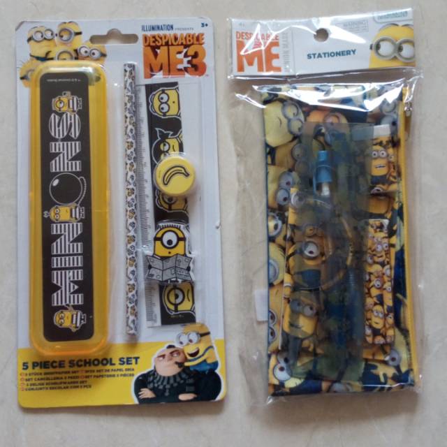 

Despicable me Minion school stationery set