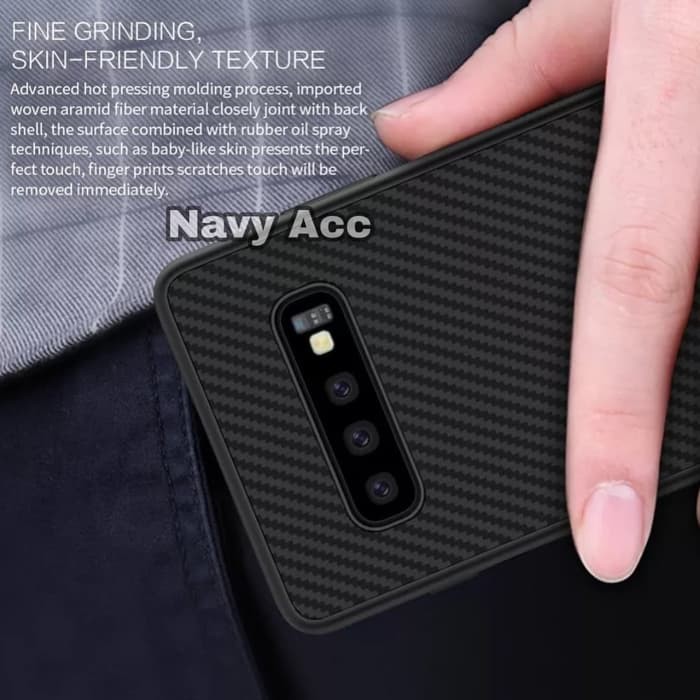 NA - Case Carbon Samsung S10 Plus - Softcase Carbon Samsung S10 Plus