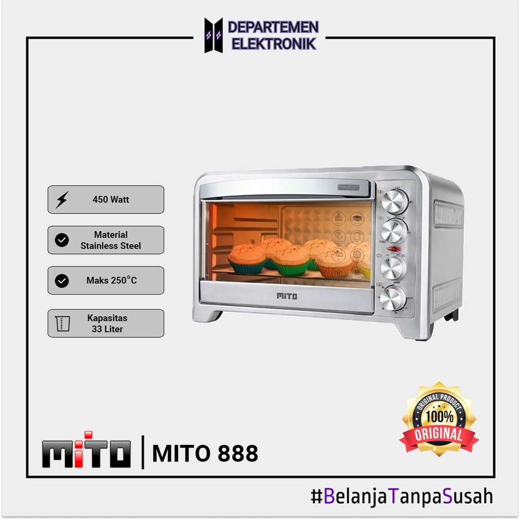 MITO Oven Fantasy MO 888 33 liter MURAH BANGET / GARANSI RESMI