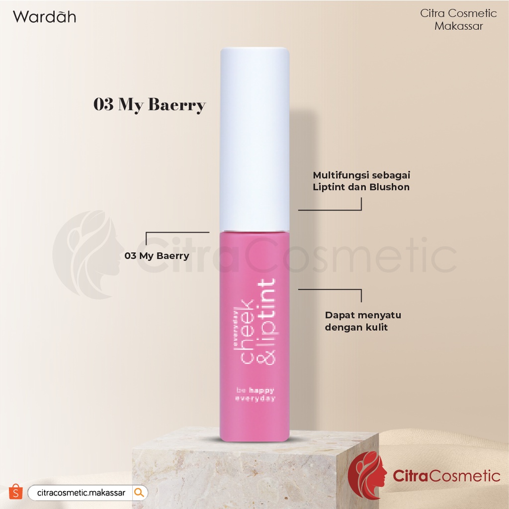 Wardah Everyday Cheek &amp; Liptint 5.5G