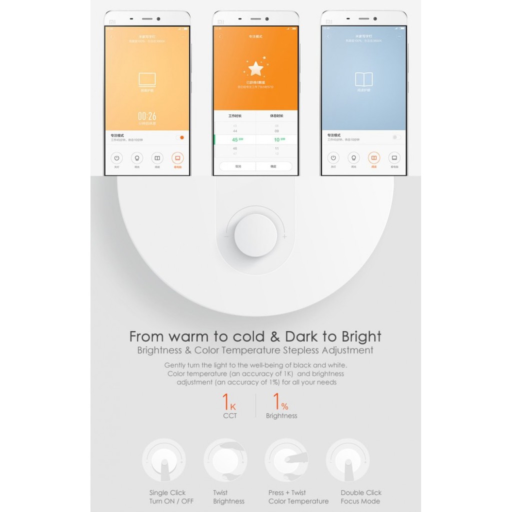XIAOMI Mi Smart Folding LED Eye Protection Desk Lamp