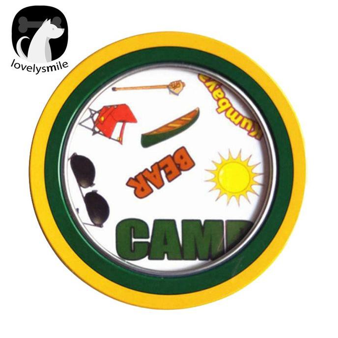 

55Pcs Mainan Spot It Card Bahan Kertas Aneka Motif Ukuran 7.5Cm Studio.Sheilaa