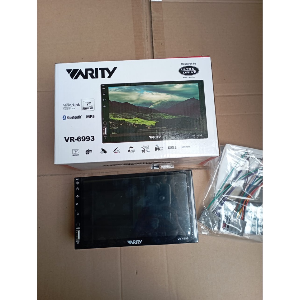 Head unit deckless/deckles varity 6993 vr-6993 7 inch 7 " NON Video Out Glass Panel VARITY VR-6993 V