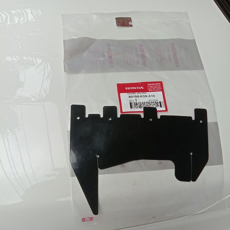 80104 K59 A10 Guard Splash Mudflap Karet Lumpur kolong Vario 125 led 150 LED K60R K59A K59J 2015 - 2