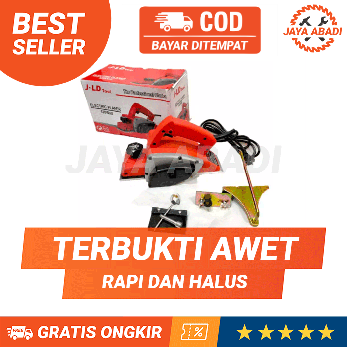 Mesin Pasah Ketam Planer Serut Sugu Kayu Listrik JLD