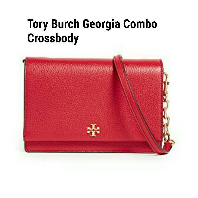 tory burch georgia pebbled combo crossbody