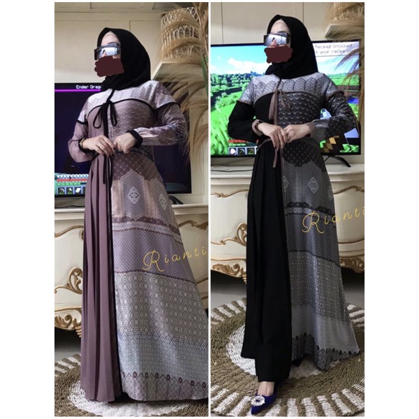 Gamis Laela Dress By Rianti.Id