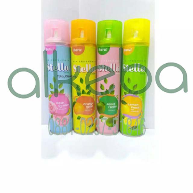 stella aerosol air freshener 200ml / pengharum ruangan stella