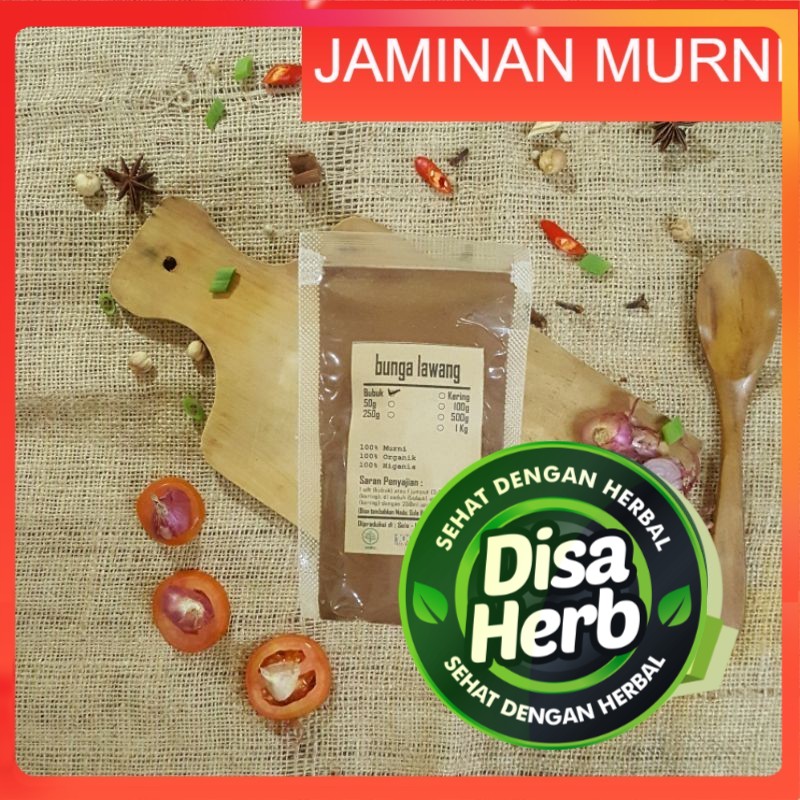 

BUBUK PEKAK KEMBANG BUNGA LAWANG 100 GRAM - Illicium Verum - MURNI - JSR - REMPAH - PREMIUM QUALITY