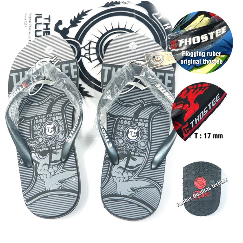 Sandal Jepit Pria Sandal Distro Thostee SSK 04 pusatmode1234