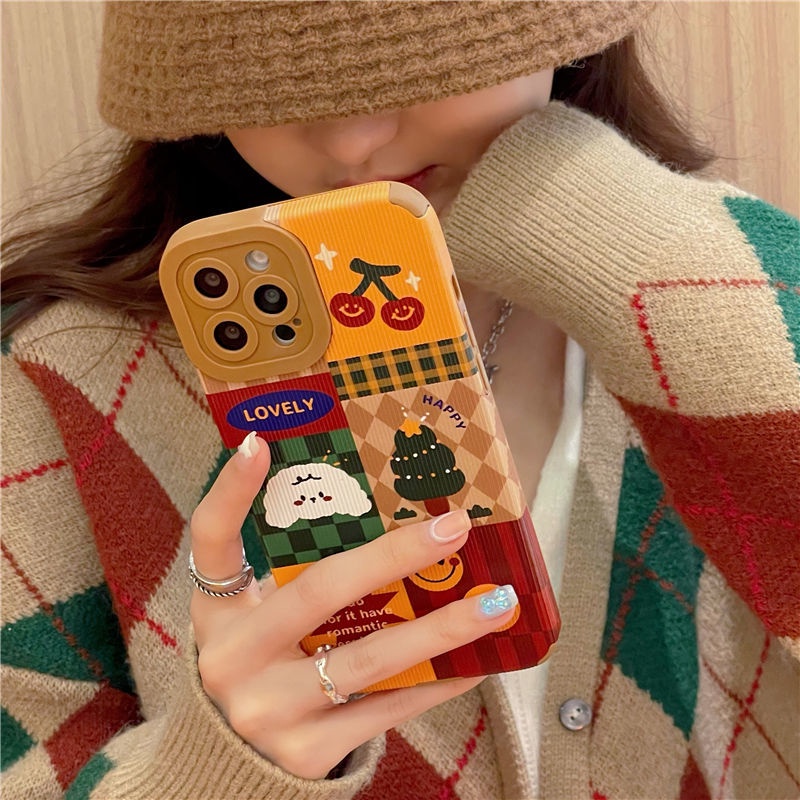 Christmas Tree Pattern For IPhone X Xs Xr XsMax 11 11Pro 11promax 12 12Pro 12ProMax 13 13pro 13promax Silicone  Case Pjsd