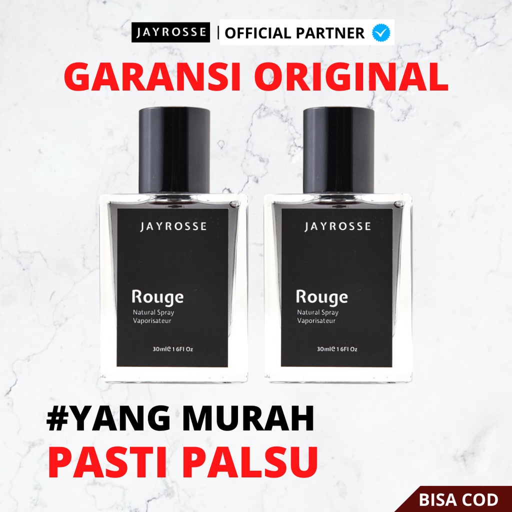 [ RESMI ] JAYROSSE Perfume Rouge Eau De Perfume , Parfum Jayrose Pria Original 30 ml