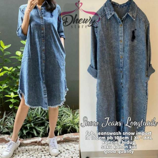 Snow Jeans Long Tunik