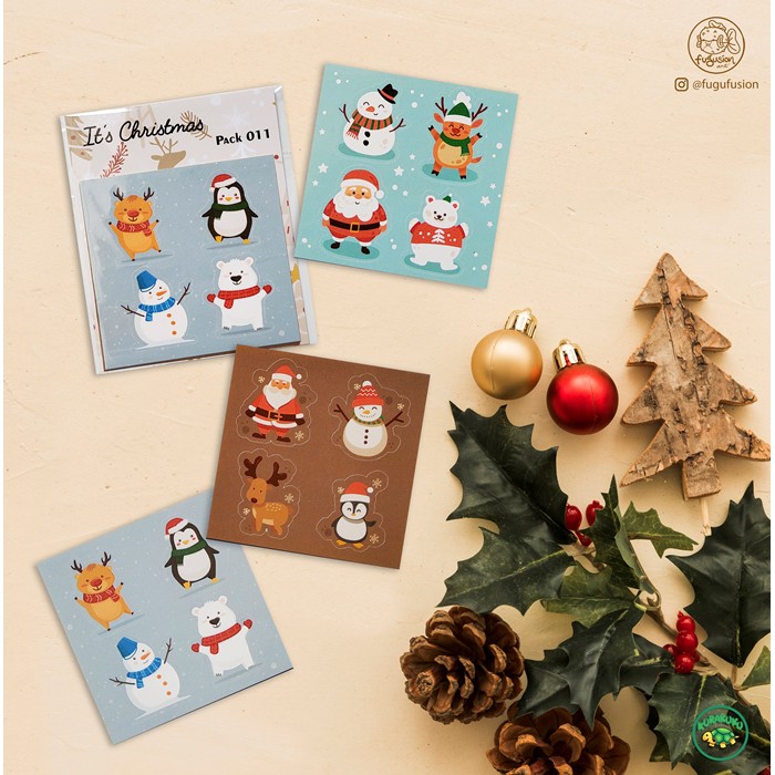 

Sticker / Stiker Deco Aesthetic Pack It’s Christmas 011 Utk Scrapbook, Buku, Diary, Journal, dll