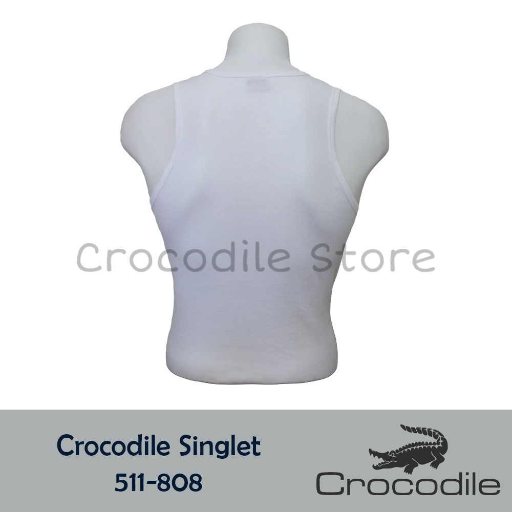 Kaos Singlet Putih Polos Crocodile Artikel 511-808