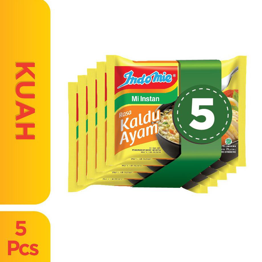 

Terlaris 5 Pcs - Indomie Kuah Kaldu Ayam