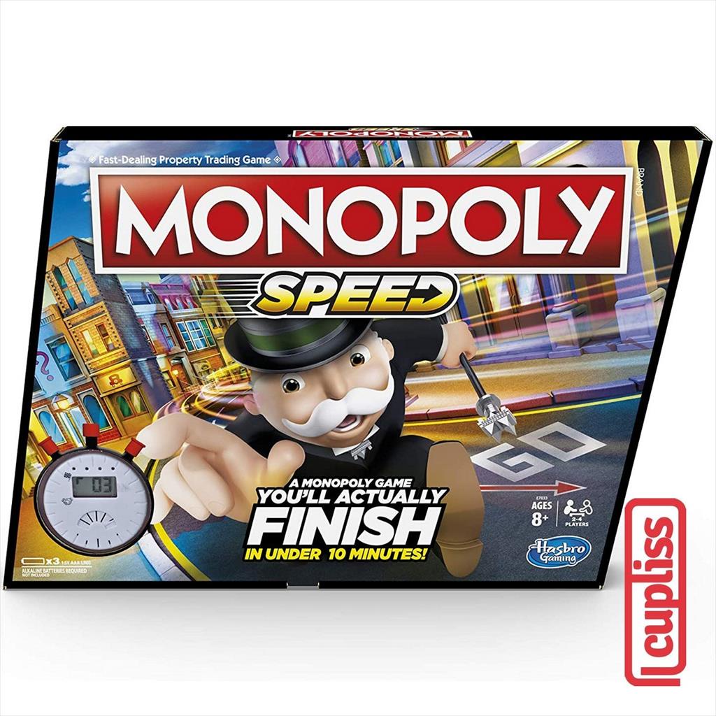 Hasbro Board Game E7033 Monopoly Speed