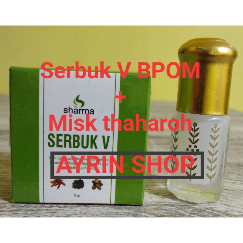 serbuk perawan V BPOM + misk thaharoh