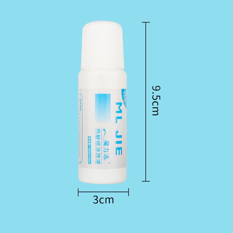 50ML Thermal Paper Correction Fluid/Cairan Penghapus Tinta Thermal/Cairan Koreksi Kertas Termal