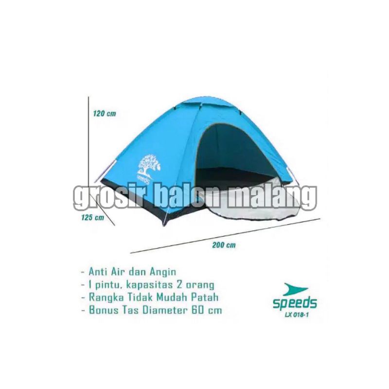 tenda camping anak speeds lx018-1 biru