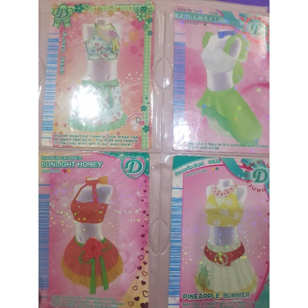 Love and Berry card kartu koleksi - clothes collection