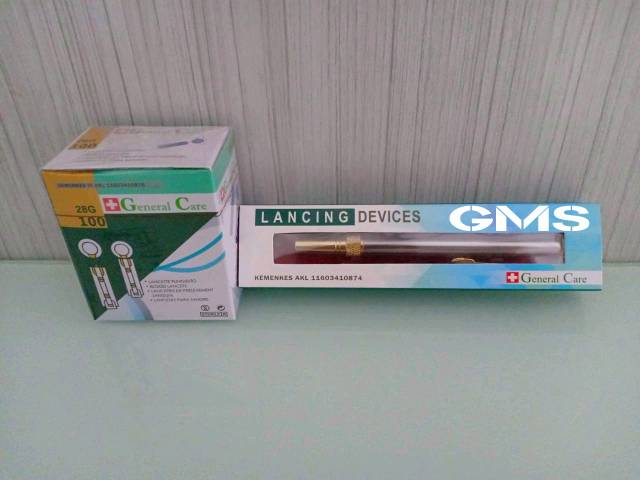 Paket Pen Bekam Stainless + Blood Lancet 100's / Pen Lancet