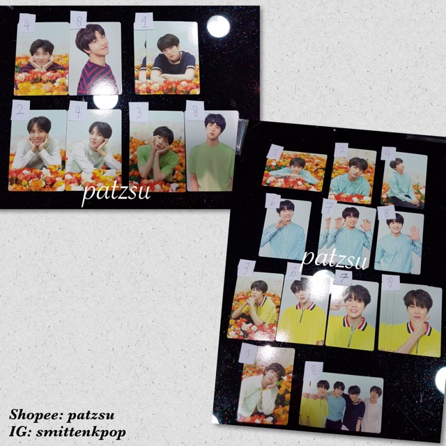 BTS LOVE YOURSELF JAPAN MINI PHOTOCARD