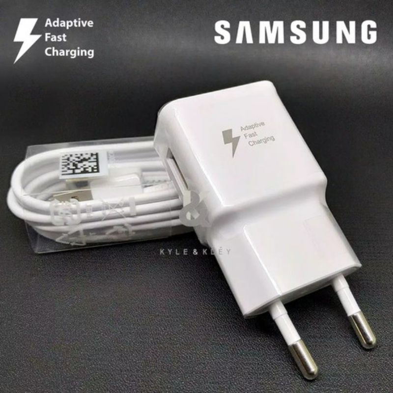 Charger Samsung Micro Usb Adaptive Fast Charging J1 J2 J3 J4 J5 J7 Prime J7 Pro A6 A6+ A01 A02 A03 A10 A10S