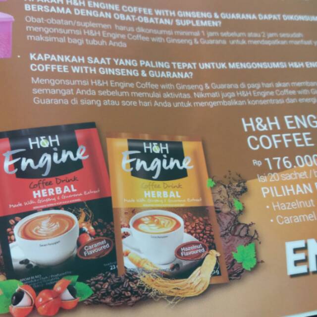 

H&H kopi isi 20 sachet/box
