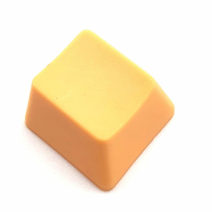 Keycap PBT 1U orange polos blank replacement keyboard button tombol