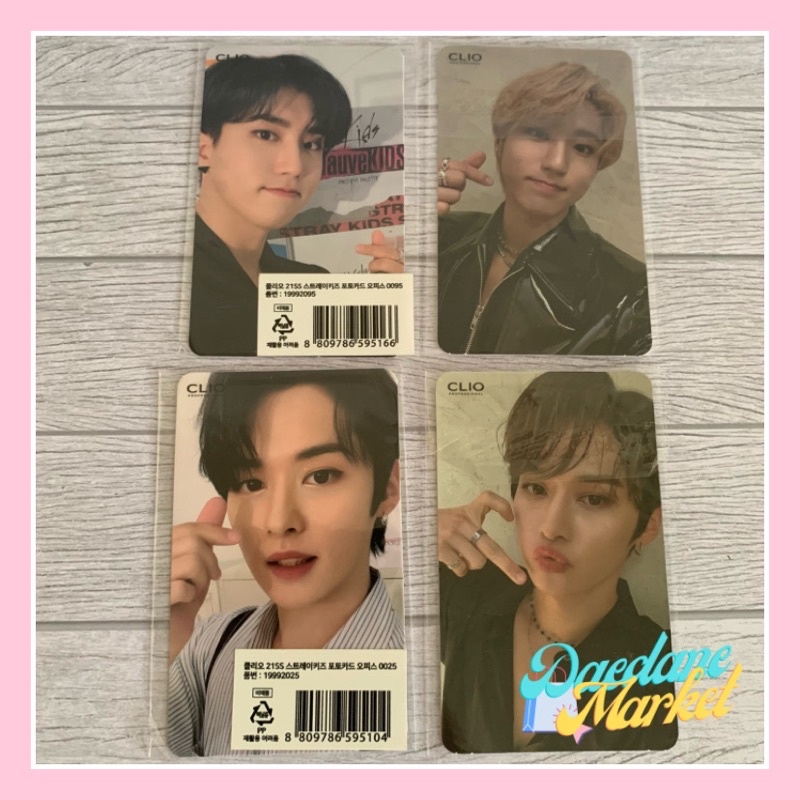 READY - STRAY KIDS HAN LEE KNOW CLIO SPICY OFFICE PHOTOCARD