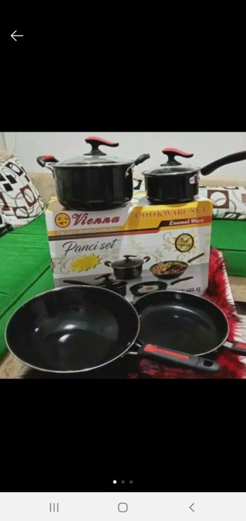 Panci Set Gagang Tutup Kaca 20 Cm